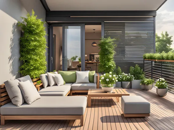 Véritable 3 pièces de 67 m² situé au 7ème et dernier étage avec balcon et parking 