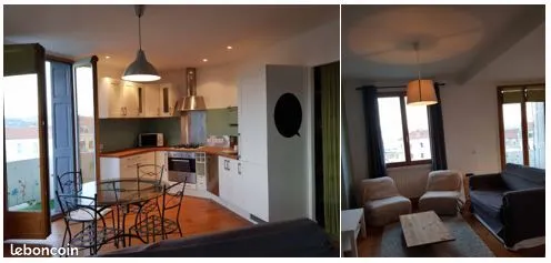 LOUE APPARTEMENT F2 MEUBLE PLACE ST FRANCOIS 51 m² 