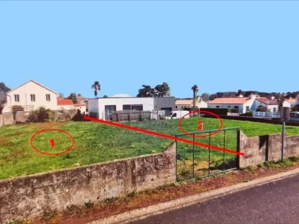 Terrain 394 m² ST VINCENT SUR JARD 