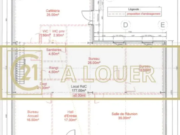 Sud de Caen - A LOUER - 280 m² de bureaux neufs sur 2 niveaux 