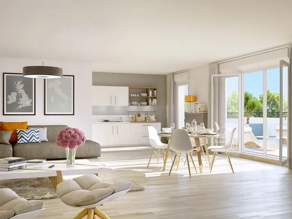 TOISON D'OR SUPERBE T3 STANDING AVEC GRAND BALCON EXPO OUEST 