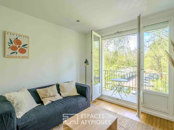 Appartement T3 meublé avec vue dégagée, parc de la Gaudinière 