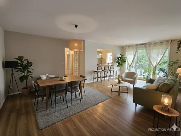 Appartement de 3 pièces principales 