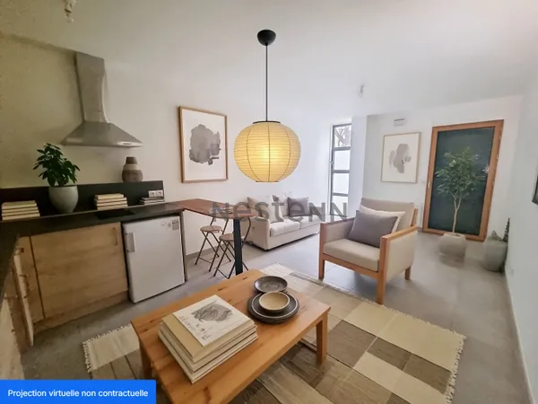 TOURS NORD - QUAI PAUL BERT - Appartement T2 de 38.69 m2 en excellent état 