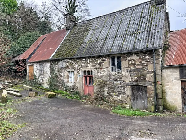 AU CALME SANS VOISIN ENSEMBLE DE MAISONS EN PIERRE A RENOVE 