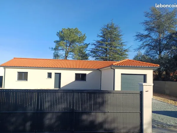 Maison neuve 2025 - 115 m2 - 3 chambres - Garage - Terrain 750 m2 