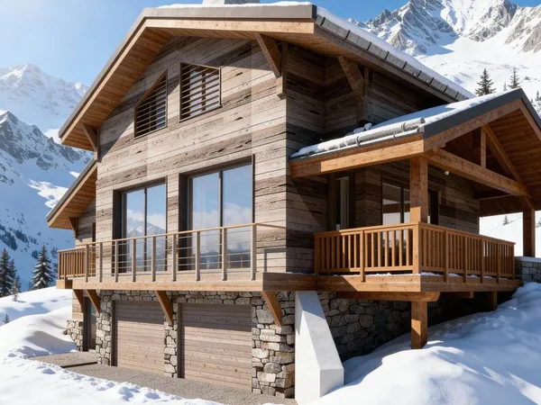 Chalet neuf - Vue montagne - Cohennoz 