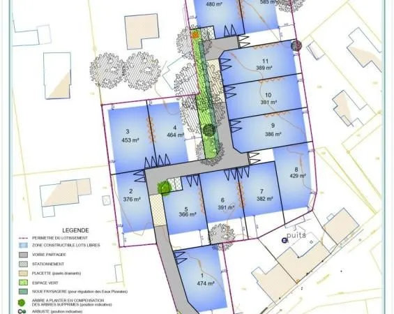 Terrain 386 m² Colpo 