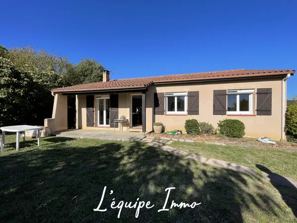 Maison T4 meublée Lias environ 86 m2 avec garage et terrain 