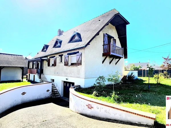 Courcelles Sur Seine, Maison sur sous-sol total de 150 m2 - 5 chambres + garage exterieur - sur un 