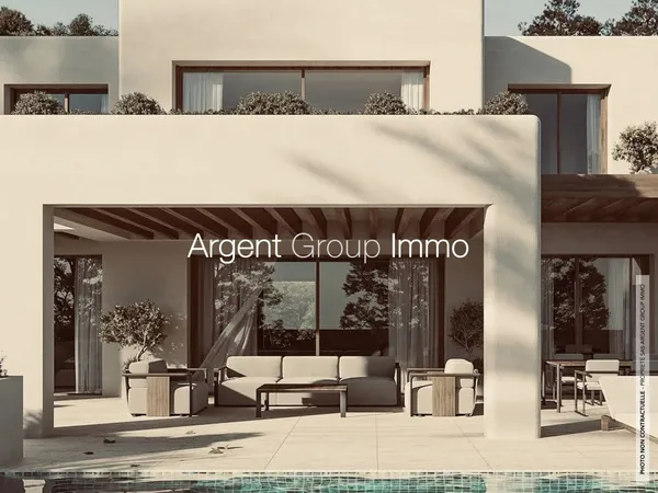 Villa contemporaine avec piscine et garage 