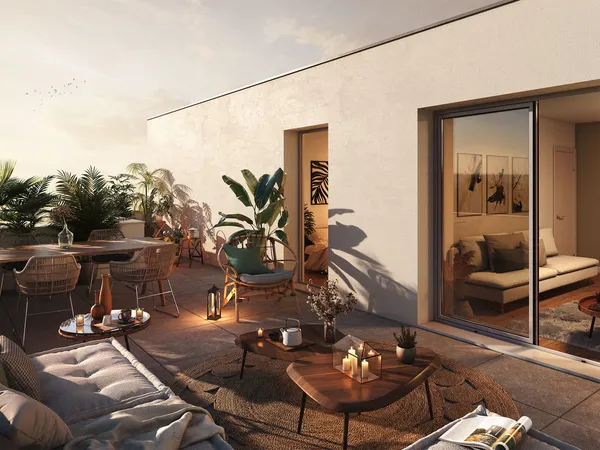 DERNIER ETAGE - SUPERBE T4+ GRANDE TERRASSE SANS VIS A VIS 
