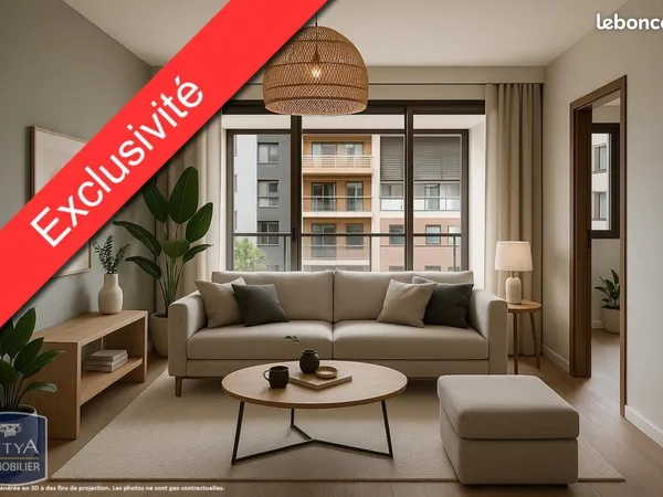 Studio 1 pièce 32 m² 