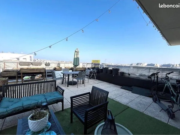 Appartement 44m + Rooftop Cergy le haut 