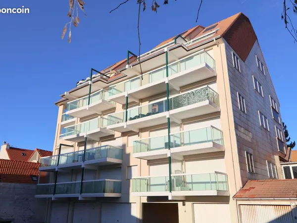 Le touquet superbe 4 pieces en duplex de 81.20m² env au dernier etage 3 ch 2 sdb balcon plein sud 