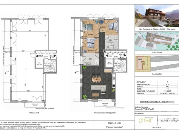 Appartement 117 m² 