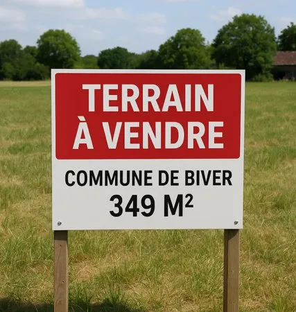 Terrain constructible 349 m2 à Biver 