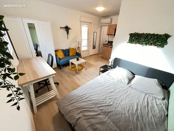 Studio meublé avec grande terrasse - Quartier KOENIGSHOFFEN, disponible 28/11 