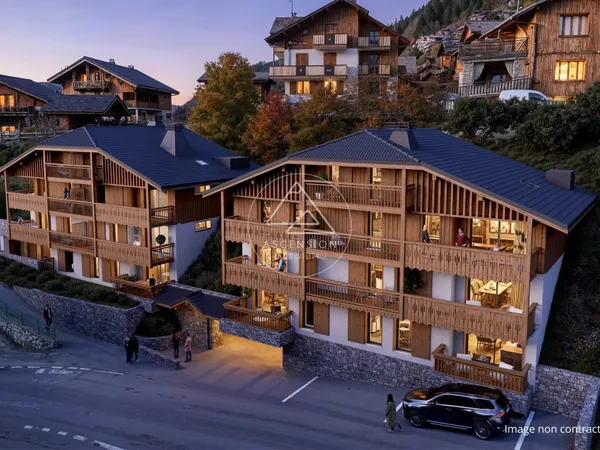 Superbe appartement neuf en duplex de trois chambres au dernier étage, au centre de Morzine 