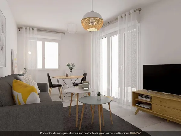 Appartement 2 pièces 42 m² 