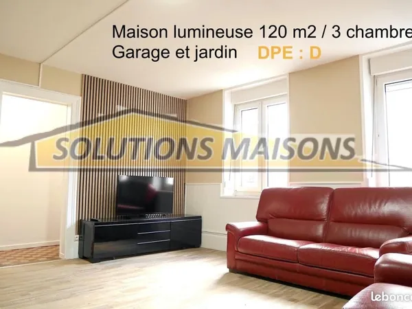 Maison de ville 5 pièces 122 m² 