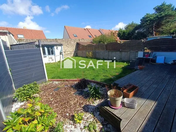 Maison 3 chambres jardin et vie de plain pieds 