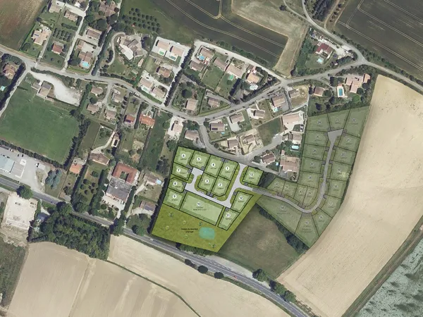 Terrain en lotissement 386 m² 
