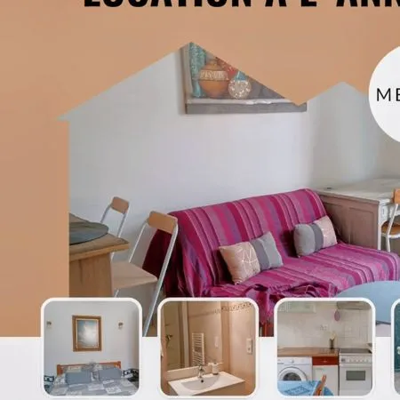 Location T2 meublé 