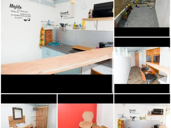 Studio meublé tout confort - Lamentin - Charges incluses 