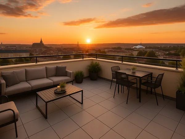 Exceptionnel T4 ATTIQUE + TERRASSE 25 m2 avec VUE 