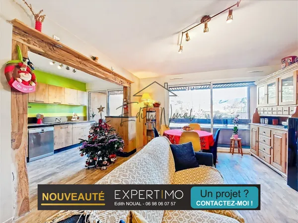Appartement familial de type 5 avec garage et loggia. Calme 