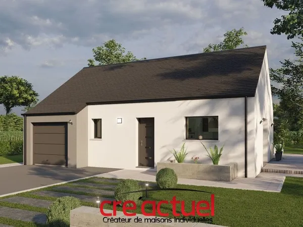 Terrain + maison 59 m² 