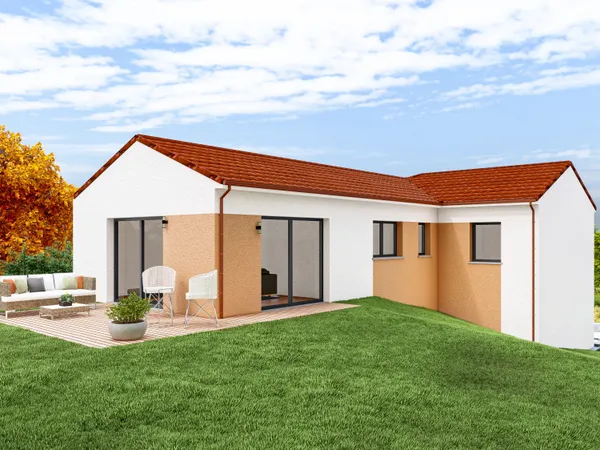 Terrain + maison 117 m² 