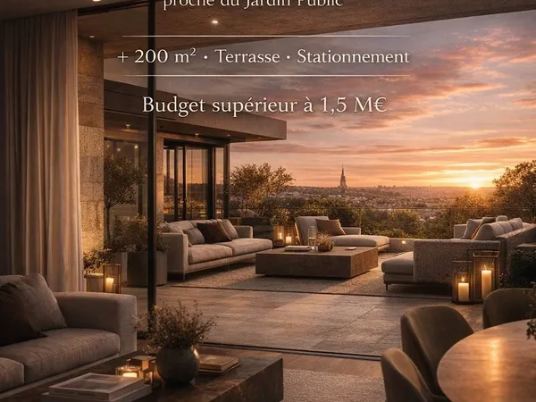 APPARTEMENT DE 215m² - PROCHE DU JARDIN PUBLIC BORDEAUX 