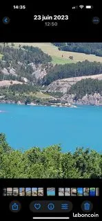 Ds le 05 mobilhome habitable à l'année avec superbe vue lac et montagne 