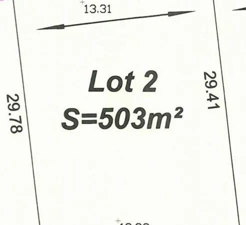 Terrain 503 m² Les Magnils Reigniers 