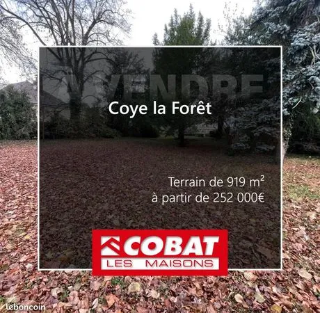Terrain 919 m² 