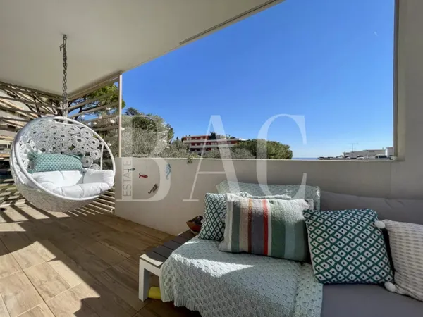 Nice, quarter Caucade. Appartement traversant avec vue mer panor 