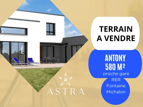 Terrain viabilisé à vendre à Antony - Fontaine Michalon 