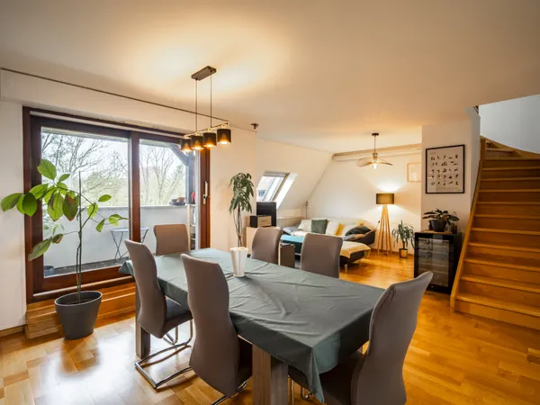 À vendre Duplex 3 pièces lumineux avec terrasse, garage et 