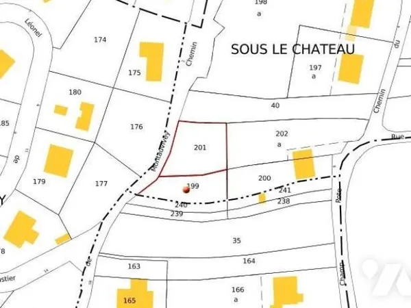 Terrain 857 m² 