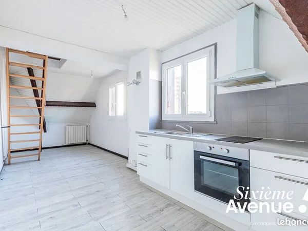 Combles aménagés 3 pièces 44 m² 