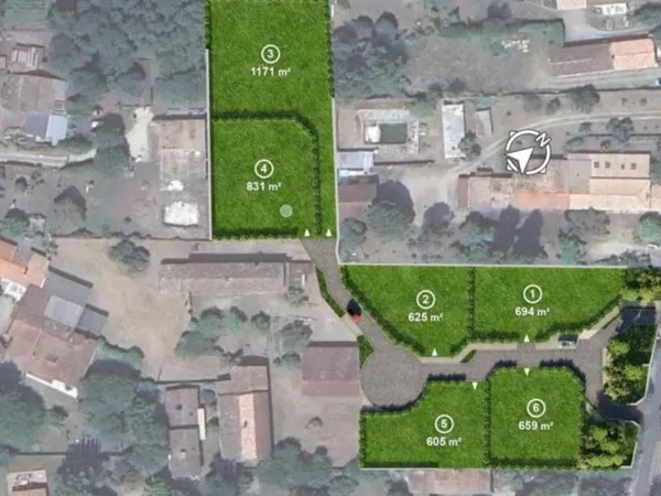 Terrain 605 m² 