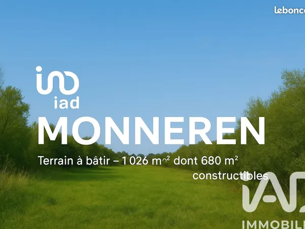 Terrain 1026 m² Monneren 