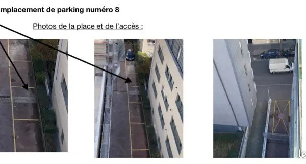 à vendre place de parking extérieure sécurisé 