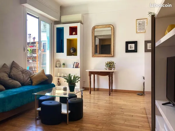 Appartement P2/40m²/ Centre Liberation/ Clim/calme/terrasse 