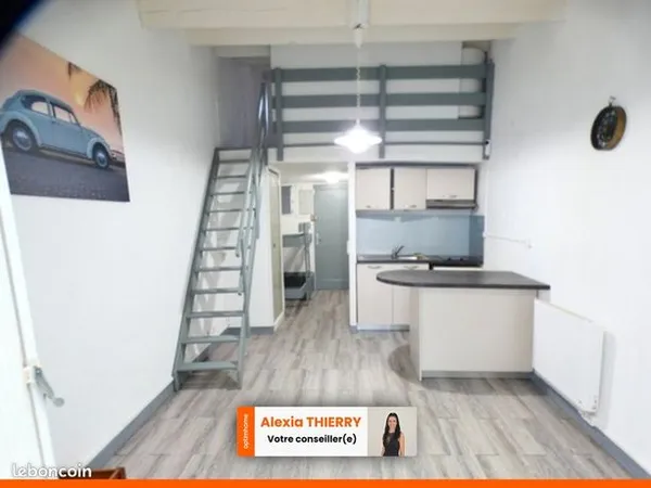 Studio 2 pièces 25 m² 