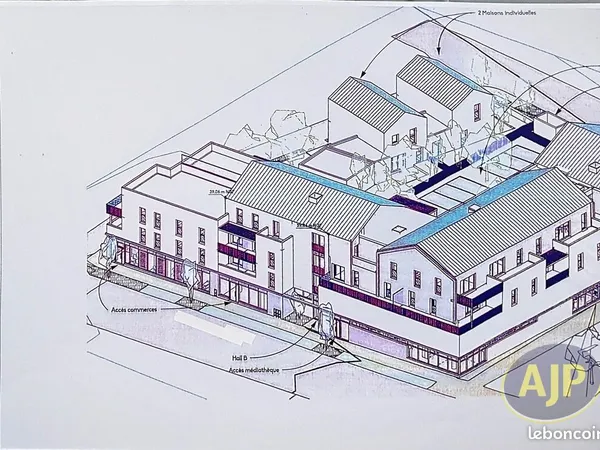 Local commercial 104 m² TIERCE 