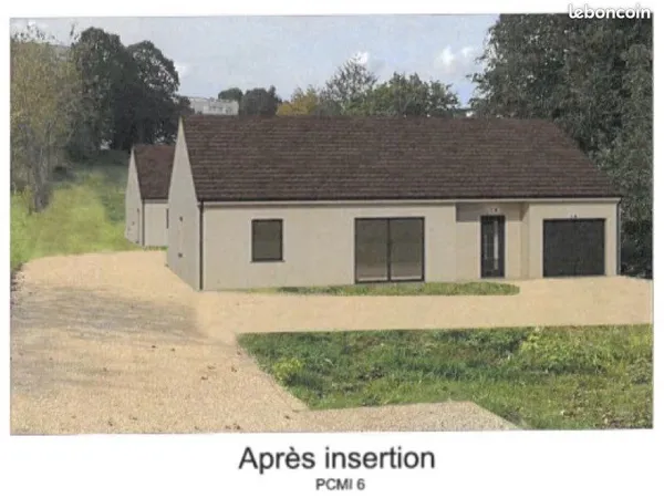 Maison neuve 3 chambres avec terrain 