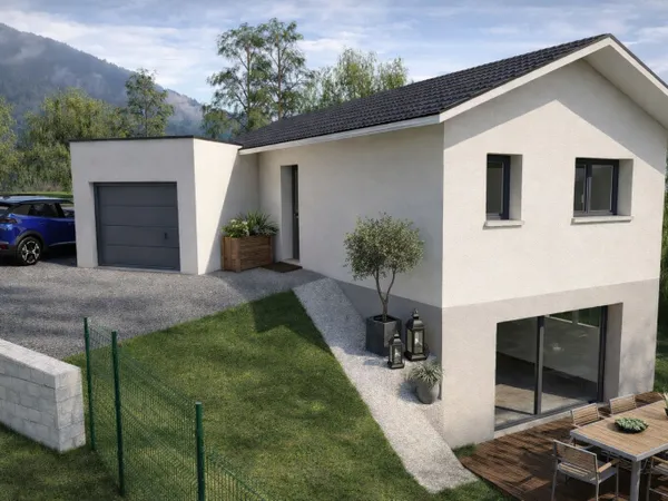 Terrain + maison 92 m² 